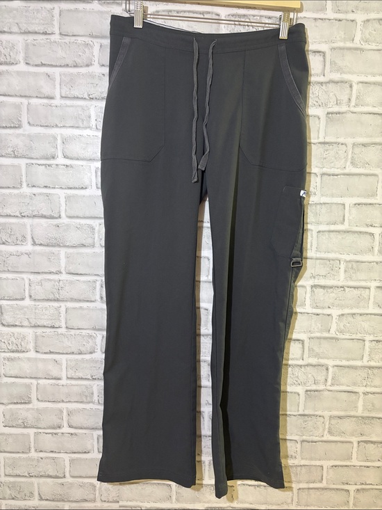 Mobb Pants - Mobb mentality Gray Drawstring scrubs Cargo Jogger Pants, small